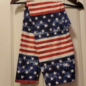 LuLaRoe USA American Flag Leggings